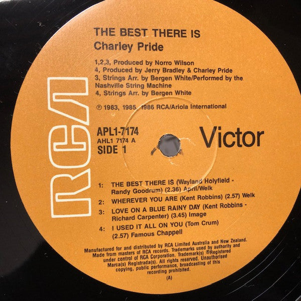 Charley Pride : The Best There Is (LP)