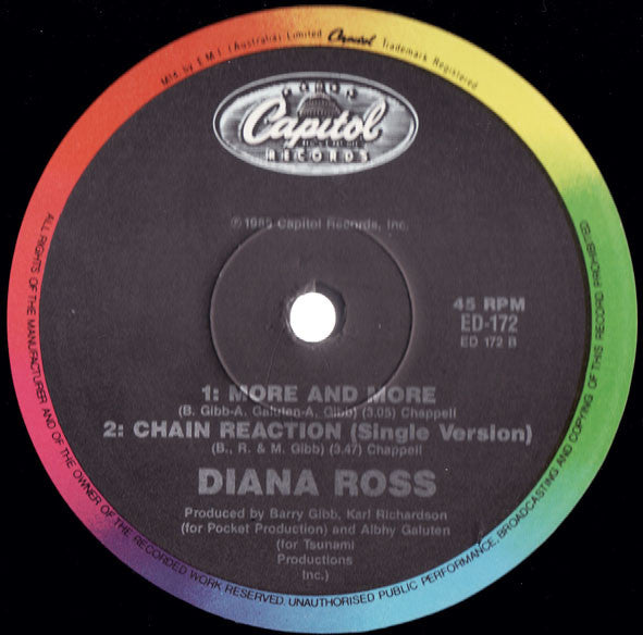 Diana Ross : Chain Reaction (12")