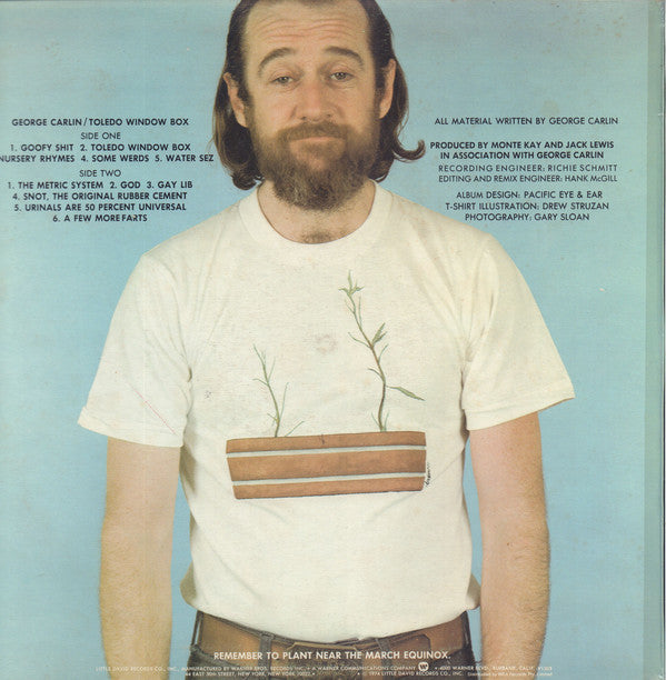 George Carlin : Toledo Window Box (LP, Album)