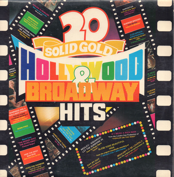 Various : 20 Solid Gold Hollywood &amp; Broadway Hits (LP, Comp)