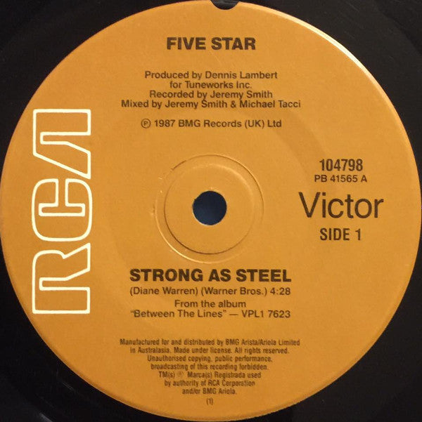 Five Star : Strong As Steel / The Man (7&quot;, Single)