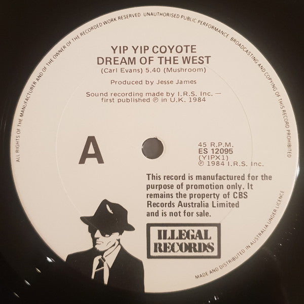 Yip Yip Coyote : Dream Of The West (12", Single, Promo)