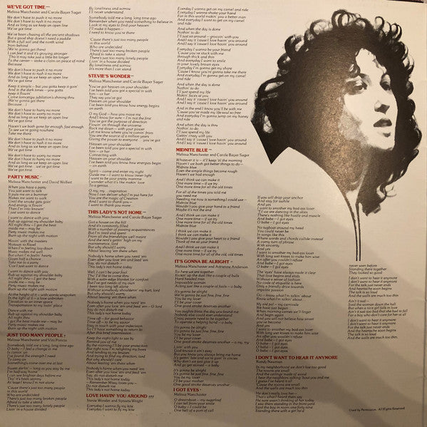 Melissa Manchester : Melissa (LP, Album, Gat)