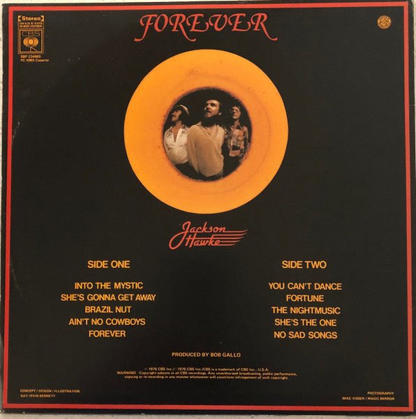 Jackson Hawke : Forever (LP, Album)