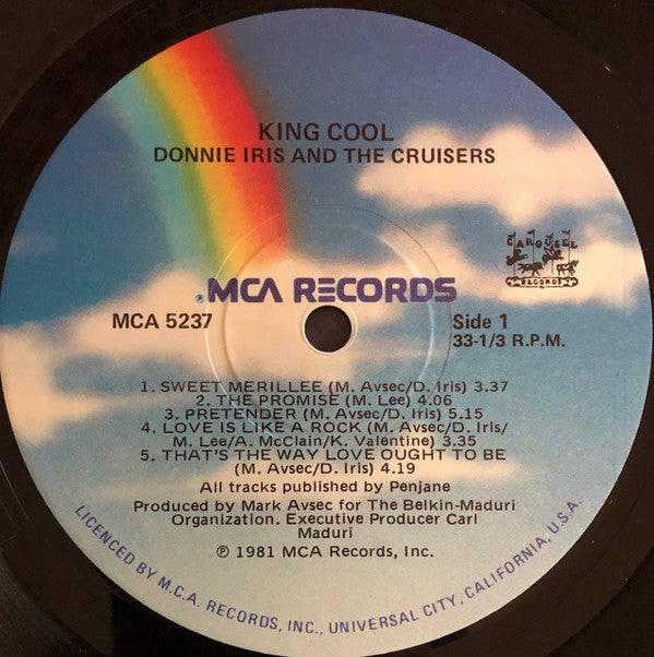 Donnie Iris : King Cool (LP, Album)