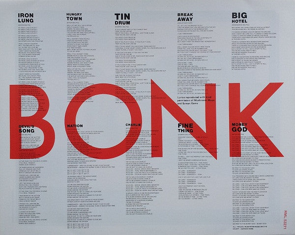 Big Pig : Bonk (LP, Album)