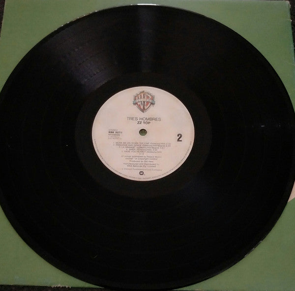 ZZ Top : Tres Hombres (LP, Album, RE, Gat)