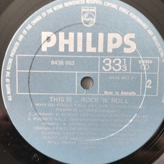 Various : This Is ...Rock N Roll (LP, Comp)