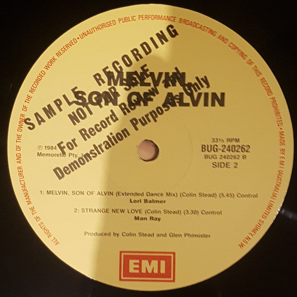 Various : Melvin Son Of Alvin New Motion Picture Soundtrack (LP, Album)
