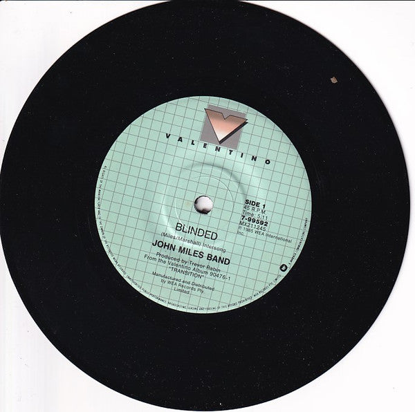 John Miles Band : Blinded (7", Single)