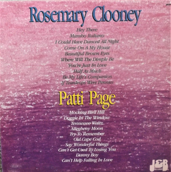 Rosemary Clooney And Patti Page : The Very Best Of Rosemary Clooney and Patti Page (LP, Comp)