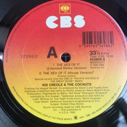Kid Creole And The Coconuts : The Sex Of It (12", Maxi)