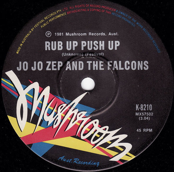 Jo Jo Zep And The Falcons* : Sweet (7", Single)