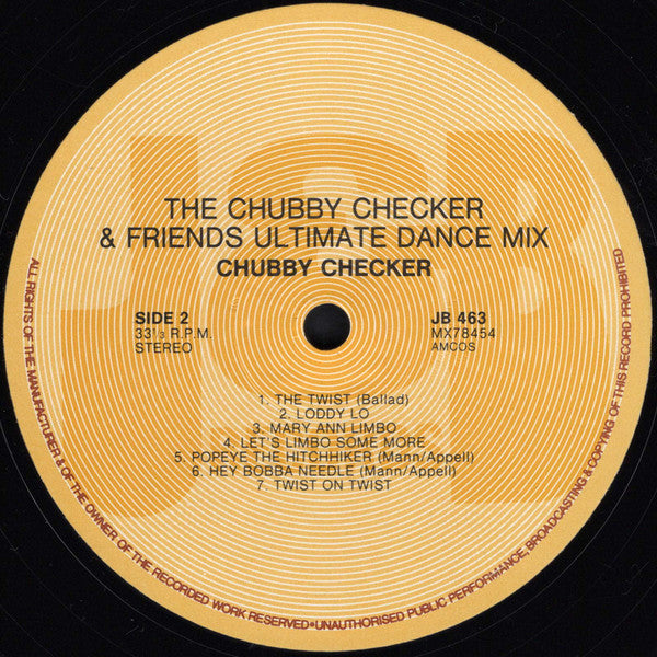 Chubby Checker : The Chubby Checker & Friends Ultimate Dance Mix (LP, Comp)