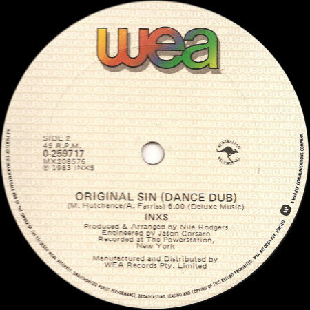 INXS : Original Sin (12", Single)