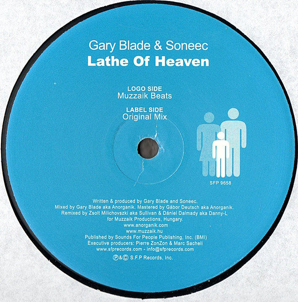 Gary Blade &amp; Soneec : Lathe Of Heaven (12&quot;)