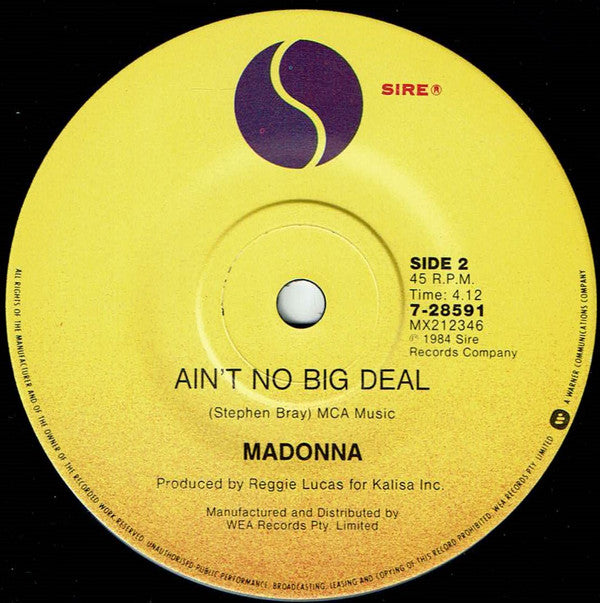 Madonna : True Blue (7", Single, Pic)