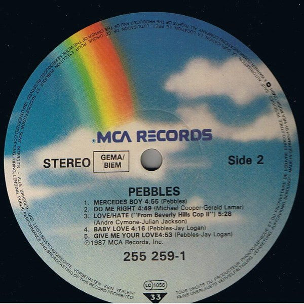 Pebbles : Pebbles (LP, Album)