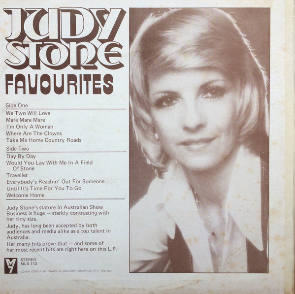 Judy Stone : Favourites (LP, Album)