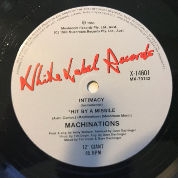 Machinations : Intimacy (Extended Mix) (12", Ltd)