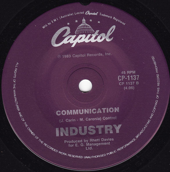 Industry (2) : State Of The Nation (7")