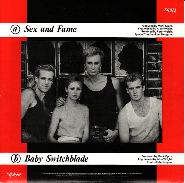 Jump Incorporated : Sex And Fame (7", Single)