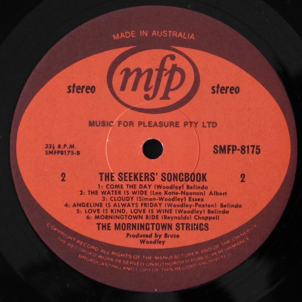 The Morningtown Strings : Bruce Woodley Presents Songs Made Famous By The Seekers / The Seekers Songbook (LP, Comp)