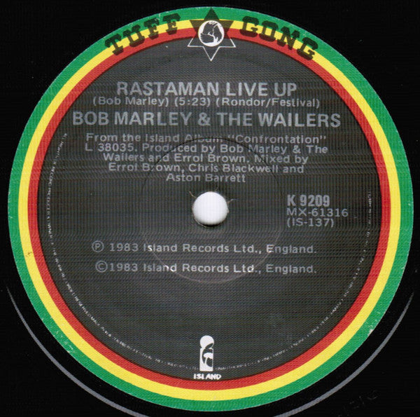 Bob Marley & The Wailers : Chant Down Babylon (7", Single)