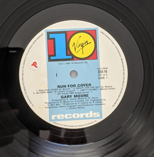 Gary Moore : Run For Cover (LP, Album)