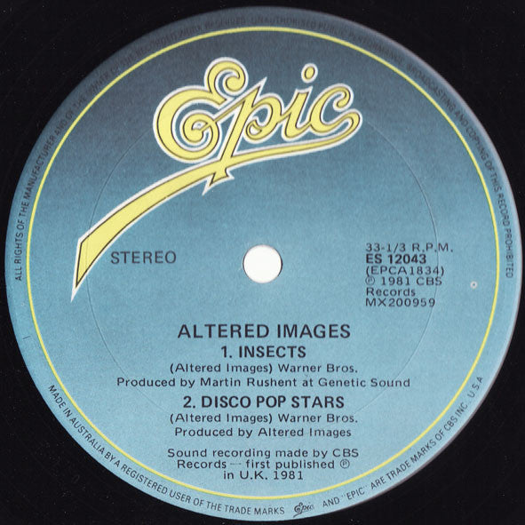 Altered Images : I Could Be Happy (12")