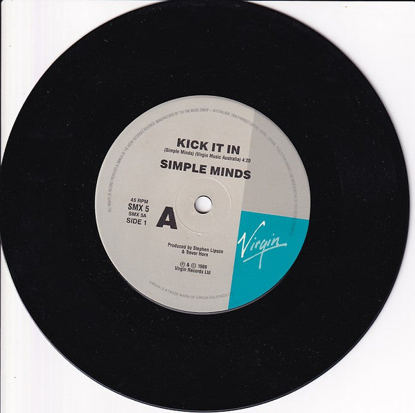 Simple Minds : Kick It In (7")