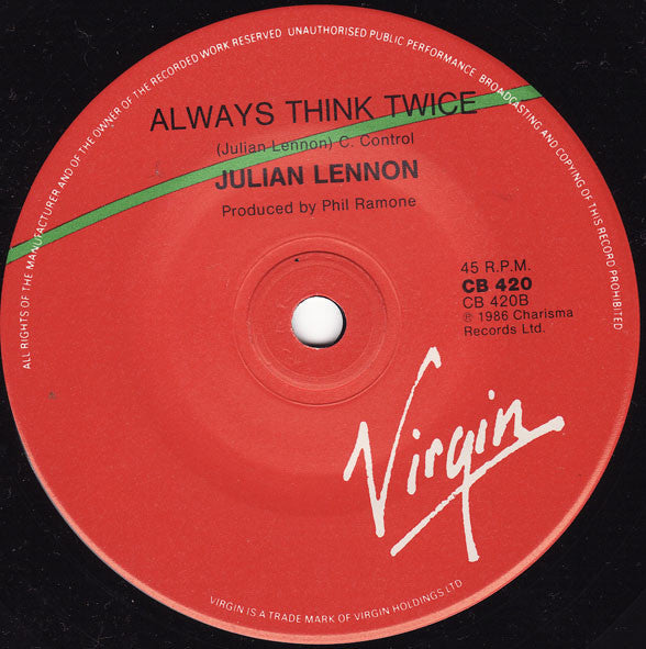 Julian Lennon : Stick Around (7", Ltd)