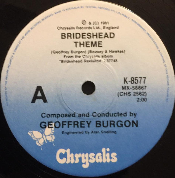 Geoffrey Burgon : Brideshead Theme (7&quot;, Single)