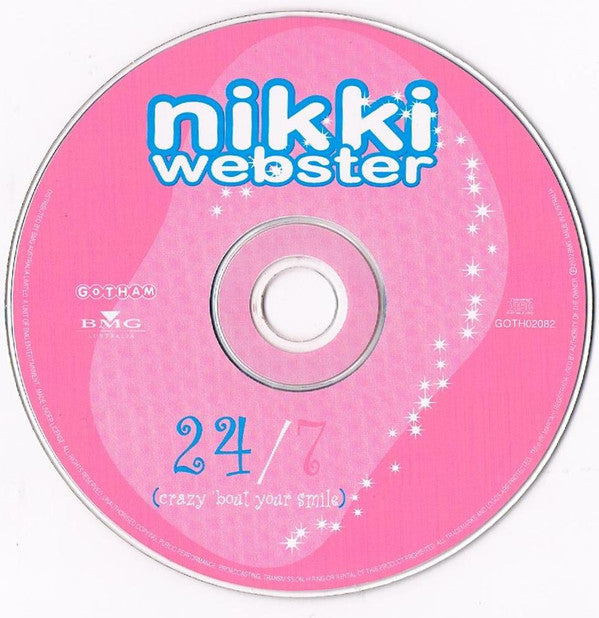 Nikki Webster : 24/7 (Crazy 'Bout Your Smile) (CD, Single, J-C)