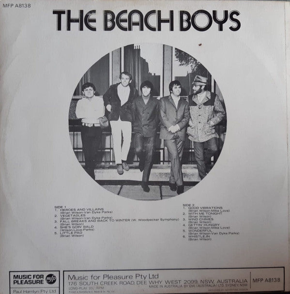 The Beach Boys : The Beach Boys (LP, Album, Mono)