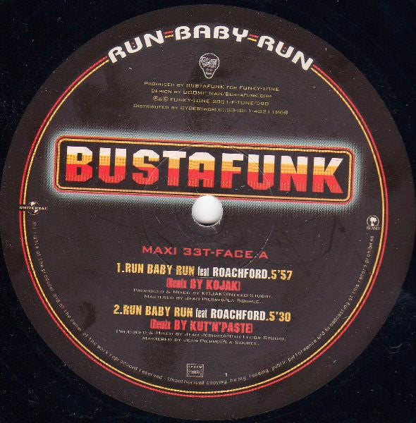 Busta Funk : Run Baby Run (12")