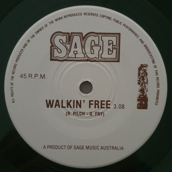 Sage (75) : Walkin' Free / Melody (Makin' My Woman Feel Fine) (7", Single)