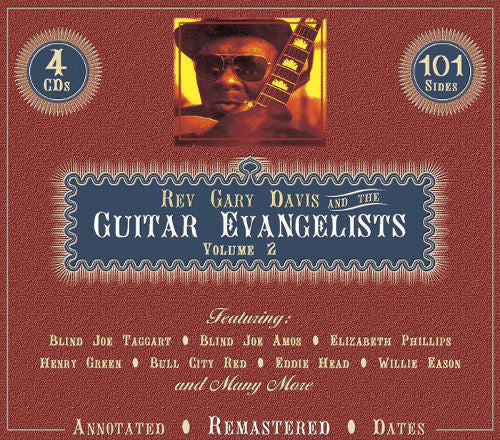Various : Rev. Gary Davis And The Guitar Evangelists (Volume 2) (4xCD, Comp + Box)