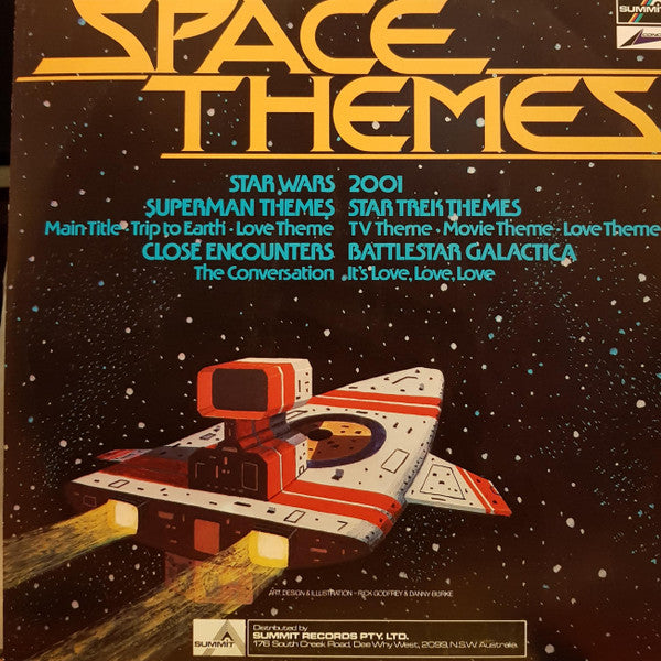 Unknown Artist : Space Themes - (Star Trek) (LP, Album)