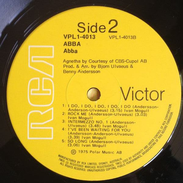 ABBA : ABBA (LP, Album, Yel)