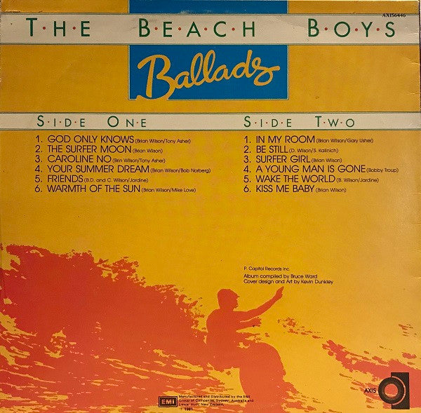 The Beach Boys : Ballads (LP, Comp, RE)