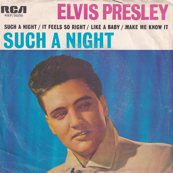 Elvis Presley : Such A Night (7", EP, Bro)