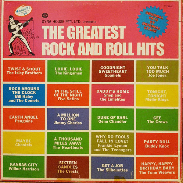 Various : The Greatest Rock And Roll Hits (4xLP, Comp + Box)