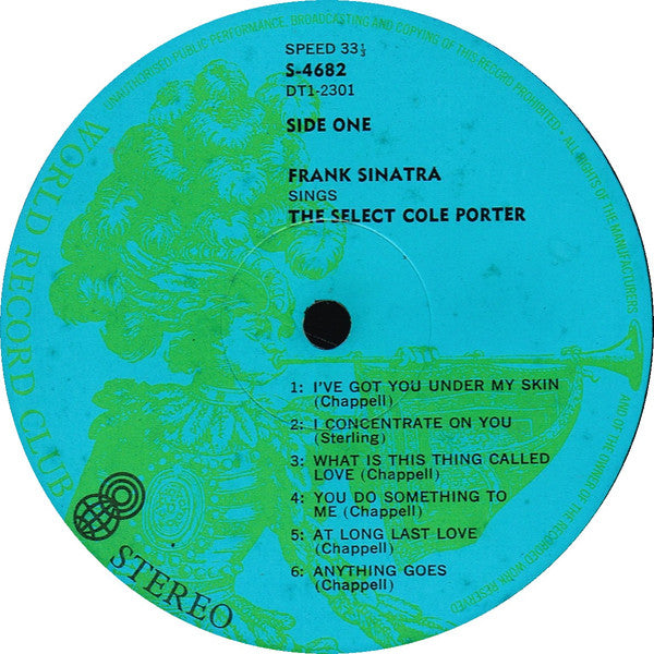 Frank Sinatra : Sings The Select Cole Porter (LP, Comp, Club, RE, Duo)