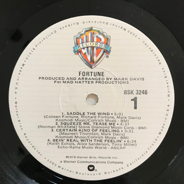 Fortune (2) : Fortune (LP, Album, Los)