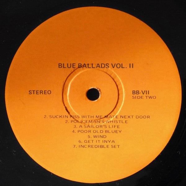 Unknown Artist : Blue Ballads Volume 2 (LP)