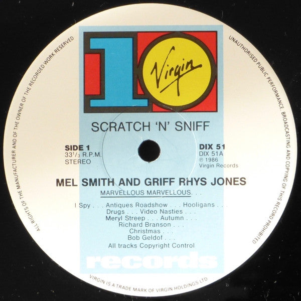 Mel Smith And Griff Rhys-Jones : Scratch And Sniff (LP, Album)