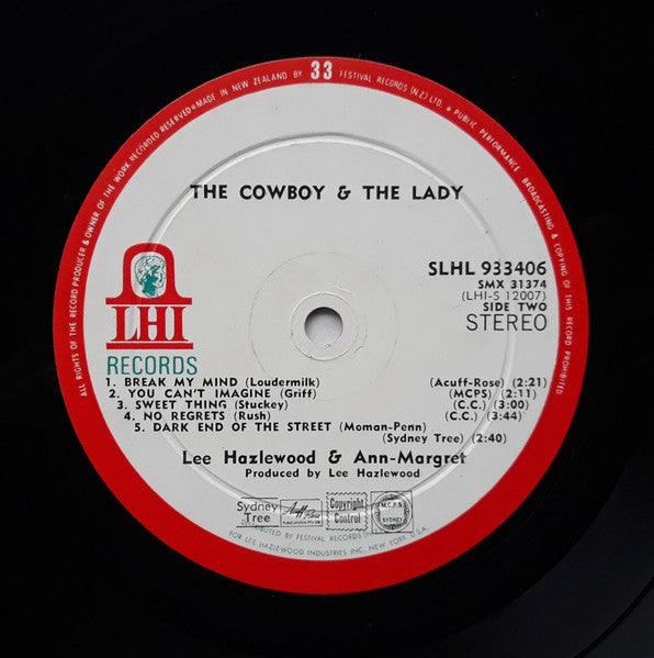 Lee Hazlewood & Ann Margret : The Cowboy & The Lady (LP, Album)