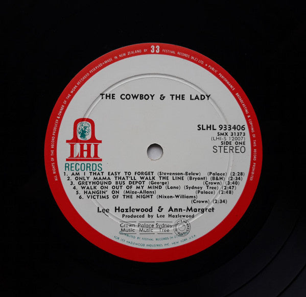 Lee Hazlewood & Ann Margret : The Cowboy & The Lady (LP, Album)