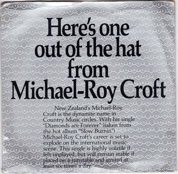 Michael-Roy Croft : Diamonds Are Forever (7", Single)
